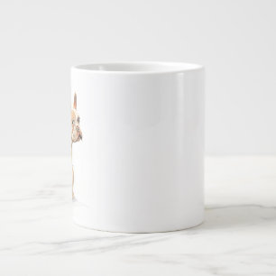 Lustiger Französische Bulldogge Becher – Frenchie  Jumbo-Tasse