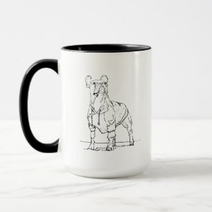 Lustiger Französische Bulldogge Becher –  Ink Dog  Tasse