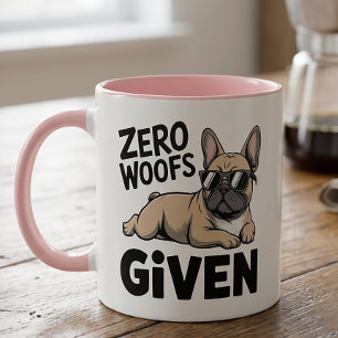 Lustiger Französischer-Bulldogge-Fan antisozialer Tasse