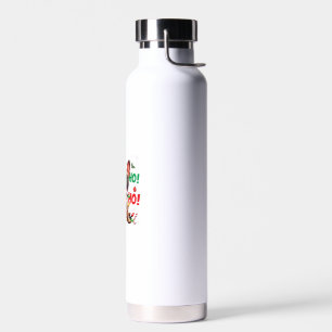 Lustiger Französischer Bulldogge Weihnachten Santa Trinkflasche