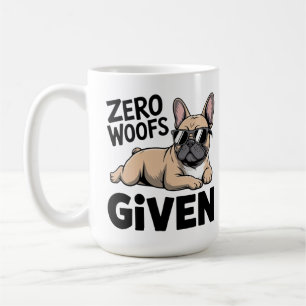 Lustiger französischer Bulldoggen-Geschenk sarkast Kaffeetasse