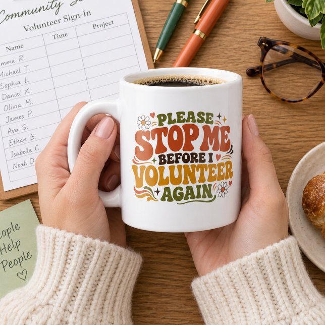 Lustiger Freiwilliger Kaffeetasse (The perfect gift for your favorite volunteers who are outstanding at helping others. )