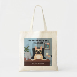 Lustiger Frenchie-Manager-Hunde-Mama-Geschenk Büro Tragetasche