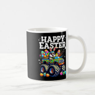 Lustiger Frohe Ostern Monster Truck Hase Ostereier Kaffeetasse