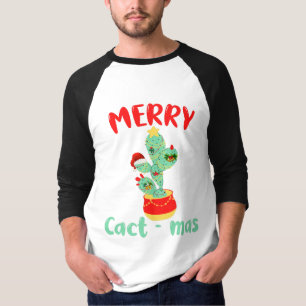 LUSTIGER FROHER KAKTUASNACHT - KAKTUS WEIHNACHTS S T-Shirt