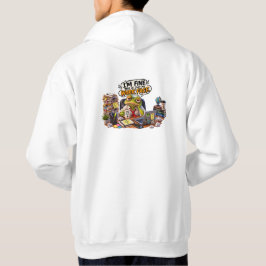 Lustiger Frosch-Arbeitsgesicht Hoodie - Bürohumor
