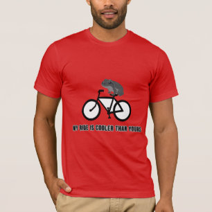 Lustiger Frosch auf Fahrrad T-Shirt Cool Cycling