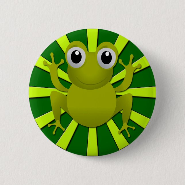 LUSTIGER FROSCH BUTTON (Vorderseite)