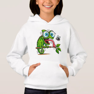 Lustiger Frosch Donut Snack Hoodie - Gemütlich Ver