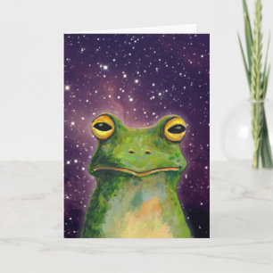 Lustiger Frosch Geburtstag Karte