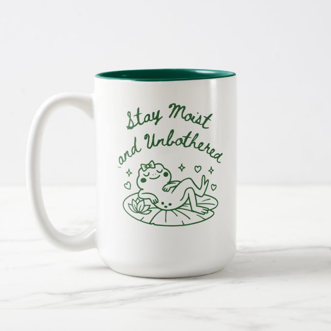 Lustiger Frosch Kaffeetasse Geschenk (Links)