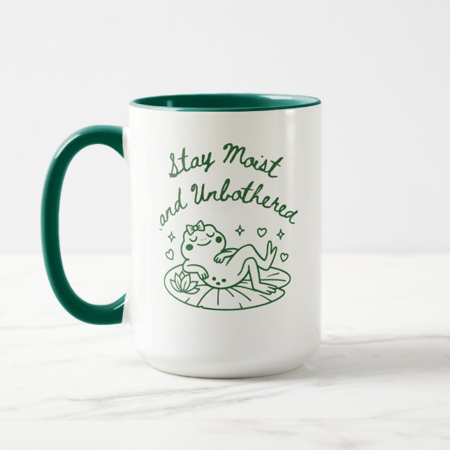 Lustiger Frosch Kaffeetasse Geschenk (Links)