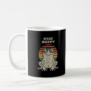 Lustiger Frosch-Krötenliebhaber Retro-Vintage-Desi Kaffeetasse