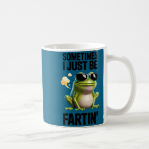 Lustiger Frosch - Manchmal furze ich einfach Kaffeetasse
