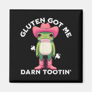 Lustiger Frosch-Meme Gluten Hat Mich Verdammt Noch Magnet