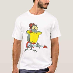 lustiger Frosch mit E-Gitarre T-Shirt
