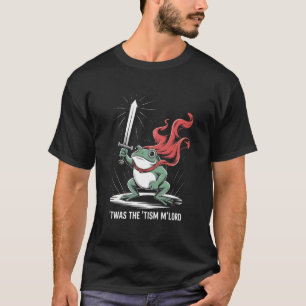 Lustiger Frosch-Ritter, der Autismuskrieger Humor  T-Shirt
