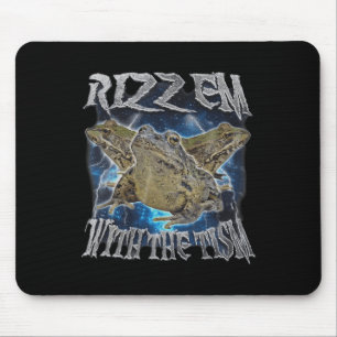 Lustiger Frosch Rizz Em Mit Dem Tism Frosch Meme A Mousepad