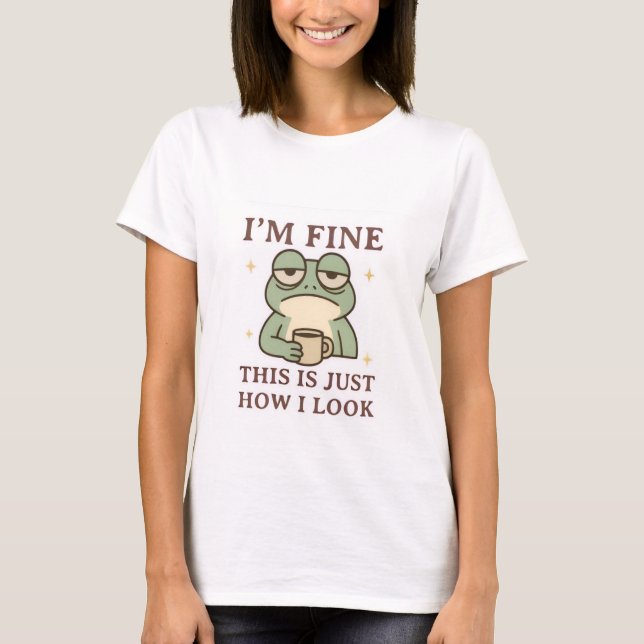 lustiger Frosch T-Shirt (Vorderseite)