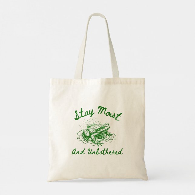 Lustiger Frosch-Tragetasche Geschenk Tragetasche (Rückseite)