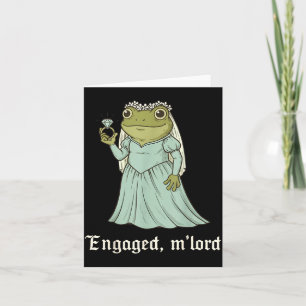 Lustiger Frosch Verlobung Passende Paare Tee Snark Karte