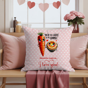Lustiger Fruchtwitz Persönliches Valentinstag-Wurf Kissen