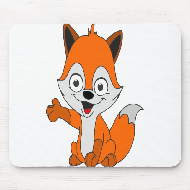 lustiger Fuchs Mousepad (Vorne)