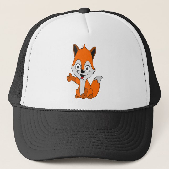lustiger Fuchs Truckerkappe (Vorderseite)