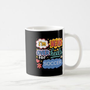 Lustiger Fußball-Ästhetik-Liebhaber Retro-Pop-Art  Kaffeetasse