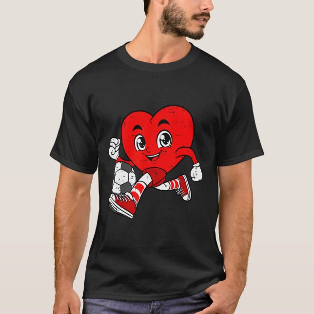 Lustiger Fußball-Drip-Eiscreme-Kegel-Graph  T-Shirt (Vorderseite)