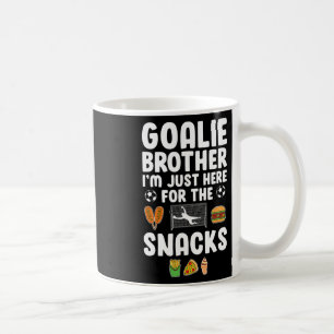 Lustiger Fußball-Torwart-Bruder eines Fußball-Torh Kaffeetasse