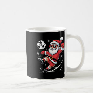 Lustiger Fußball-Weihnachtsmann 67 Meme Weihnachte Kaffeetasse