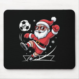 Lustiger Fußball-Weihnachtsmann 67 Meme Weihnachte Mousepad