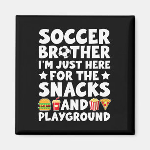 Lustiger Fußballbruder Fußballspieler-Bruder Magnet