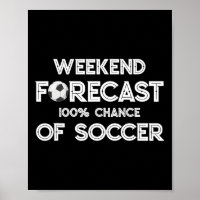 Lustiger Fußballfan-Wochenendewettervorhersage 100