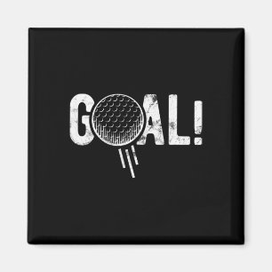 Lustiger Fußballtor Golf Vier Witz Magnet