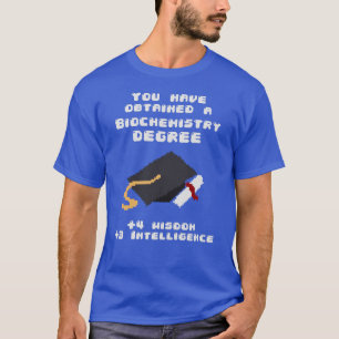 Lustiger gamer des Biochemiegradabsolvent RPG T-Shirt
