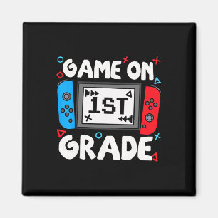 Lustiger Gamer Game On 1. Klasse Ck Zur Schule Kin Magnet