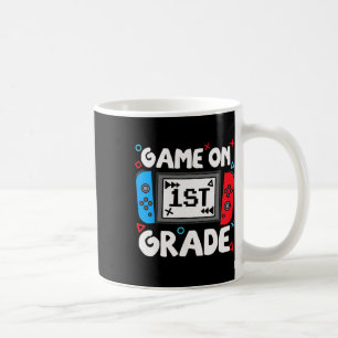 Lustiger Gamer Game On 1. Klasse Zur Schule Kinder Kaffeetasse