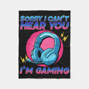 Lustiger Gamer-Spielcontroller für Teenager-Jungs Fleecedecke