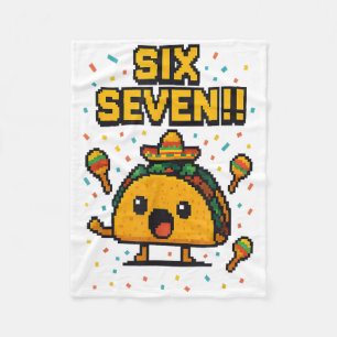 Lustiger Gamer-Taco Six Seven Cinco De Mayo 67 Mex Fleecedecke
