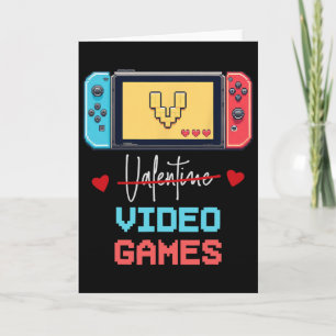 Lustiger Gamer Valentinstag V ist für Valentine Vi Karte