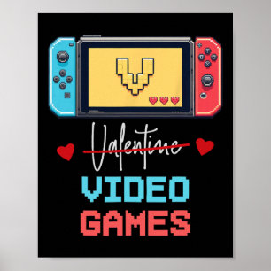 Lustiger Gamer Valentinstag V ist für Valentine Vi Poster