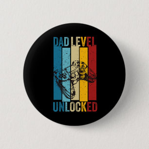 Lustiger Gamer-Vater Level freigeschaltet Neuer Da Button