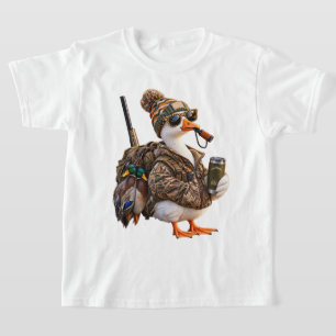 Lustiger Gänse Jäger Stockenten Individualisiert T-Shirt