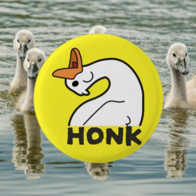 Lustiger Gänseknopf Button (Von Creator hochgeladen)