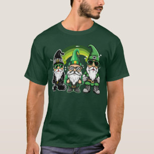 Lustiger Garten-Gnom Lebens St. Patricks St. Paddy T-Shirt