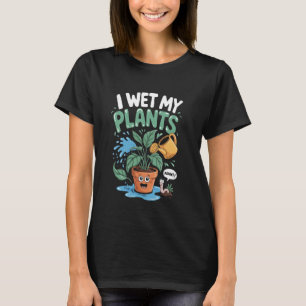 Lustiger Gartenbau-Wortwitz mit Pflanzen T-Shirt