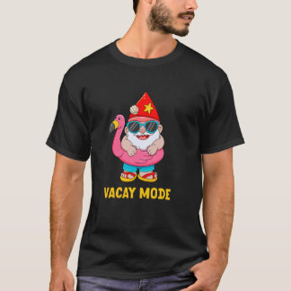 Lustiger Gartenzwerg Urlaubsmodus Strandkreuzfahrt T-Shirt