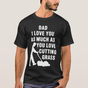 Lustiger Gärtner Gartenarbeit Rasenmäher Liebhaber T-Shirt